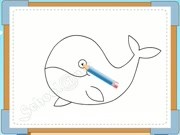 vẽ cá voi